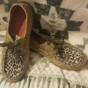 Twisted X leopard driving mocs